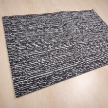 Tapete jacquard 50 cm x 100 cm - matrix cinza