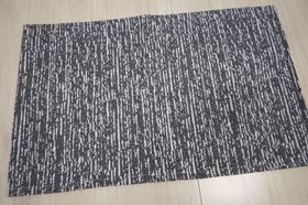 Tapete jacquard 50 cm x 80 cm - matrix cinza
