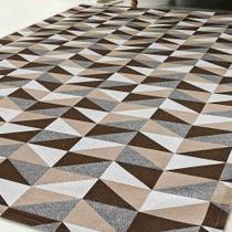 Tapete Jacquard Antiderrapante 1,32x2,50 Dallas Preto