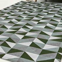 Tapete Jacquard Antiderrapante 1,32x3,00 Dallas Verde