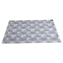 Tapete Jacquard Antiderrapante Nature Eco Basly Cinza 100x130