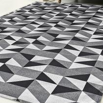 Tapete Jacquard Dallas 2,00 m x 3,00 m antiderrapante Preto