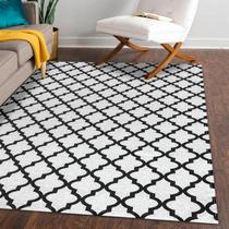 Tapete Jacquard Emborrachado 2,00M X 3,00M Sala Arabesco Cru