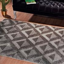 Tapete Jazz 1,50 X 2,00 Quarto Sala Macio Alto Baixo Relevo 100% Antiderrapante Oasis