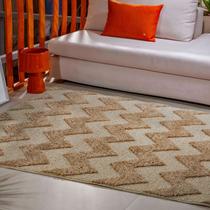 Tapete Jazz 2,00 X 3,00 Sala Quarto Alto E Baixo Relevo 100% Antiderrapante Oasis