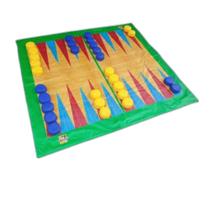 Tapete Jogo Gamão Gigante - Dicá