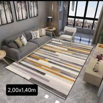 Tapete Jolitex Aveludado sala e escritório escritório quarto 140x200m