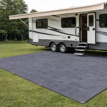 Tapete JUNKOGO para Motorhome 3x6 m Reversível AzulCinza