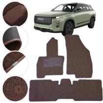 Tapete Kapazi Automotivo Premium Jaecoo J7 2025 a 2027 Cores Cor:Marrom