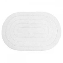 Tapete Kapazi Wc Allegro Oval Branco 40Cm X 60Cm