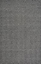 Tapete Kilim Cotton Para Quarto Sala 100x150 CK01 Preto Branco Tapete Kilim Cotton Para Quarto Sala 100x150 CK01 Preto Branco
