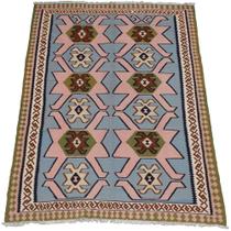 Tapete Kilim Persa Iraniano Colorido 1,87 x 2,72m Tapete Kilim Persa Iraniano Colorido 1,87 x 2,72m
