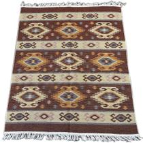 Tapete Kilim Turco Dupla Face Algodão Paquistanês 240x3