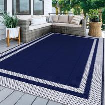 Tapete KMAT 152x244cm Impermeável Reversível para Área Externa