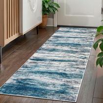 Tapete KOZYFLY Modern Abstract Hallway Runner 60x150cm azul
