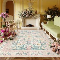 Tapete Lahome Pink Boho 150x210cm lavável para sala de estar