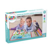 Tapete Lavável Infantil Play & Learn Veículos na Cidade 50x50cm Multikids - BR1744 Tapete Lavável Infantil Play & Learn Veículos na Cidade 50x50cm Multikids - BR1744