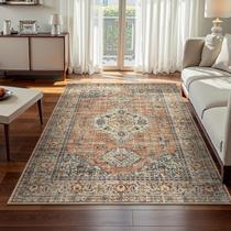 Tapete lavável Lahome Oriental 160x230cm para quarto e sala de estar