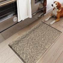 Tapete LEEVAN Small 60x90cm Lavável Natural Entryway Boho