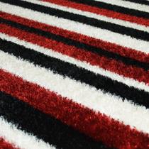 Tapete Life Super Shaggy Kilim Sensation 2 Rayza 66cmx2,30m Vermelho - Rayza tapetes