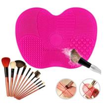 Tapete Limpador de Pincéis, Esteira de Limpeza de Silicone