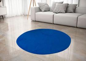 Tapete Liso RENDONDO 140X140 Pelucia MACIA COM ACAMENTO Tapete Liso RENDONDO 140X140 Pelucia MACIA COM ACAMENTO