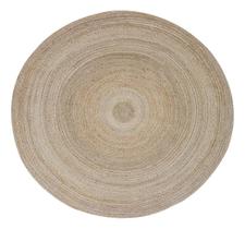 TAPETE LOTUS BEGE 2X2m REDONDO VIA STAR JUTA