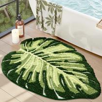Tapete LUMI Folha de Monstera 60x80 cm Macio e Absorvente Tapete LUMI Folha de Monstera 60x80 cm Macio e Absorvente