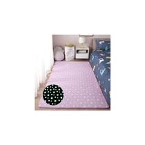 Tapete luminoso de cabeceira 50x80cm de poliéster para quarto de crianças