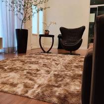 Tapete luxo bege mesclado 100x150 cm felpudo Tapete luxo bege mesclado 100x150 cm felpudo