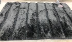Tapete Luxo Fio de Seda Silk Shaggy Puro 0,80cm x 0,50cm Porta de Entradas Carpetes Antiderrapante