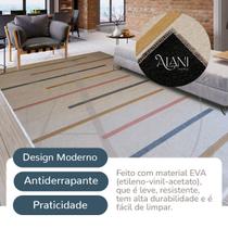 Tapete luxo sala quarto escritorio funcional colors 1,50 x 2,00 areia j serrano