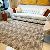 Tapete Luxuoso Para Sala 2,00x2,00 Com Antiderrapante