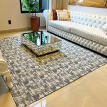 Tapete Luxuoso Para Sala 2,00x2,00 Com Antiderrapante
