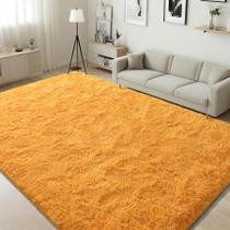 Tapete macio e fofo ISEAU 183x274 cm laranja para interior