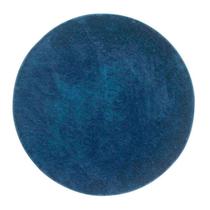 Tapete Macio Peludo 1,50m Redondo Óasis Azul Jeans