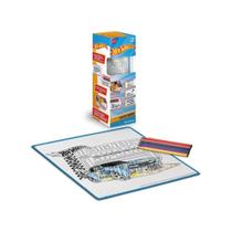 Tapete Mágico Acqua p/ Colorir Hot Wheels c/ 6 Canetinhas Laváveis Multikids - BR2387