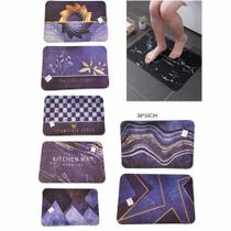 Tapete Mágico Moderno Super Absorvente Antiderrapante Seca em Segundos Banheiro Suíte Cozinha Casa Quarto