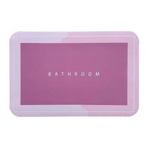 Tapete Mágico Super Absorvente para Banheiro Base Antiderrapante Bath Room Rosa