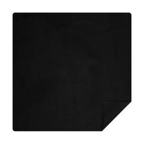 Tapete Mahjong Buryeah Square 101x101cm de borracha antiderrapante preto