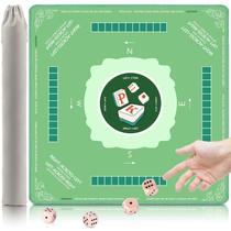 Tapete Mahjong LRDXY atualizado para mesa de 80x80cm com bolsa de transporte