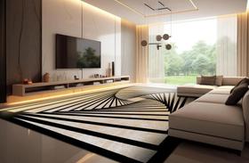 Tapete Marbella Elite Cyclone Black Maaya 150X200 Cm