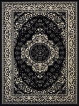 Tapete Marbella Rayza Kerman 2,50x3,00m Black/Creme