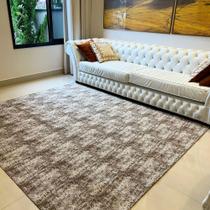 Tapete Marrom Para Sala 2,50x2,00 Com Antiderrapante