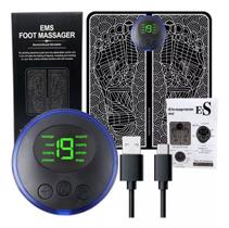 Tapete Massageador Almofada Para Os Pés Pro Ems Recarregável Digital Tapete Massageador Almofada Para Os Pés Pro Ems Recarregável Digital