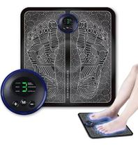 Tapete Massageador Elétrico Pés E Pernas EMS Alívio Dores Inchaço E Circulação Relaxante Tapete Massageador Elétrico Pés E Pernas EMS Alívio Dores Inchaço E Circulação Relaxante