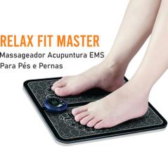 Tapete Massageador Elétrico Relax Fit Ems: Terapia Relaxante para Pés e Fisioterapia Muscular!