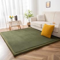 Tapete MAXYOYO 91x152cm, espuma viscoelástica, antiderrapante, verde-oliva