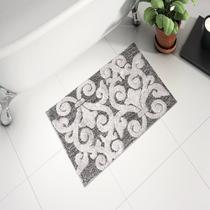 Tapete Medalhão Cinza - 50cm x 80cm