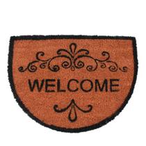 Tapete Meia Lua Fibra De Coco Baile 44X60Cm